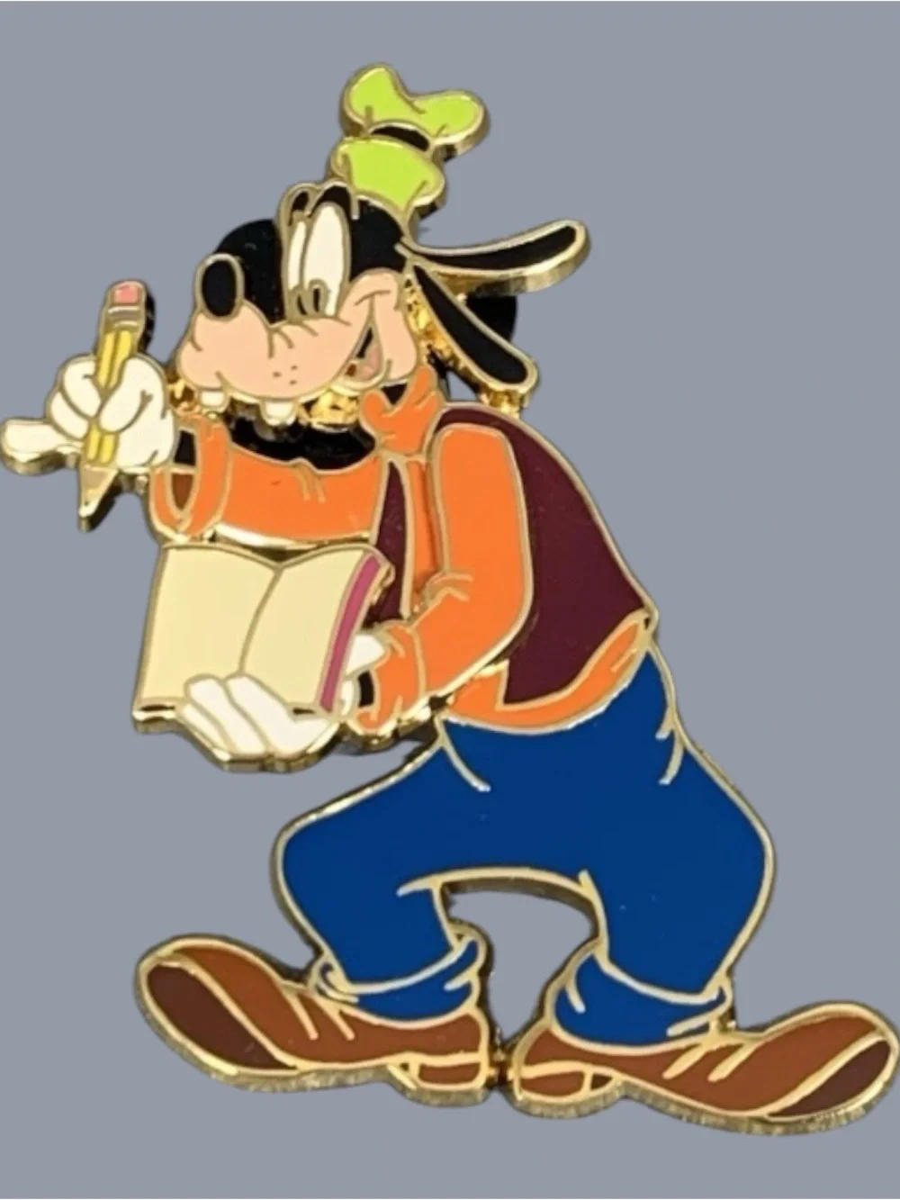 Goofy Disney Pin Mickey's Super Star Trading Team Moving Arm LE 2500